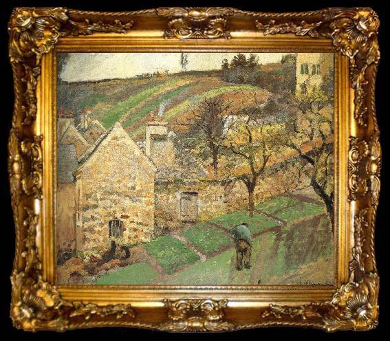 framed  Camille Pissarro Hill, ta009-2